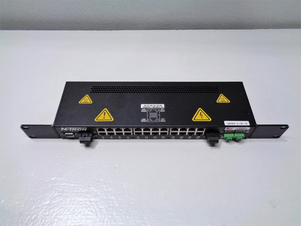 N-Tron 24-Port Rack Mount Ethernet Switch 526FXE2-A-SC-15